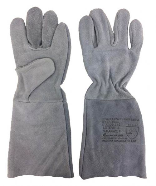 LUVA VAQUETA/RASPA PUNHO 20CM - CA. 20038