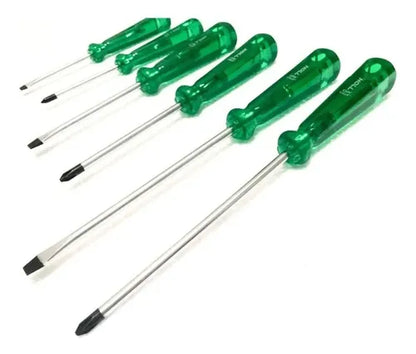 JG CHAVE DE FENDA E PHILIPS  Ref: 6 PECAS  Fab: NOLL