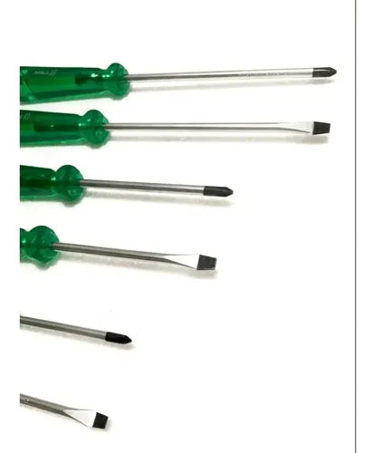 JG CHAVE DE FENDA E PHILIPS  Ref: 6 PECAS  Fab: NOLL