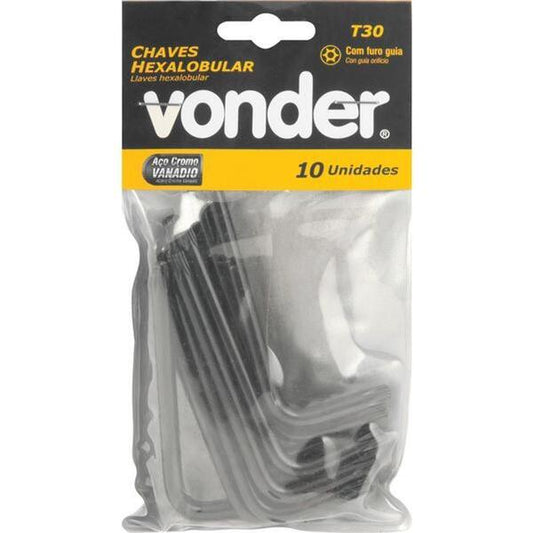 CHAVE HEXALOBULAR T30 CRV VONDER