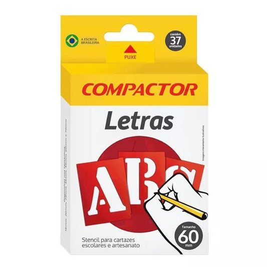 GABARITO ABC COMPACTOR 60MM (M/5) - LETRAS