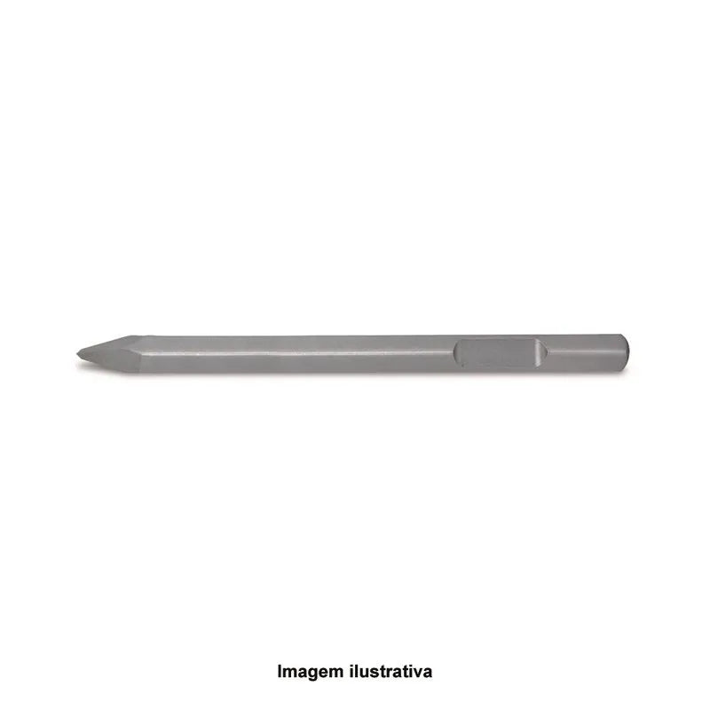 PONTEIRO SEXTAVADO P/MARTELO DEMOLIDOR  Bit: 28 X 400 MM  Ref: MARTELOS 30KG  Fab: ROCAST