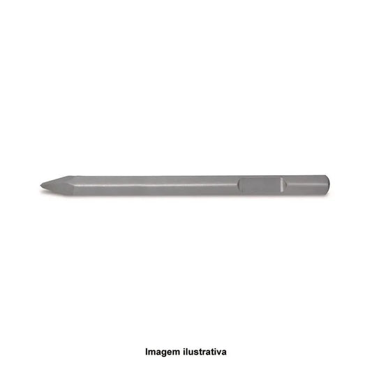 PONTEIRO SEXTAVADO P/MARTELO DEMOLIDOR  Bit: 28 X 400 MM  Ref: MARTELOS 30KG  Fab: ROCAST