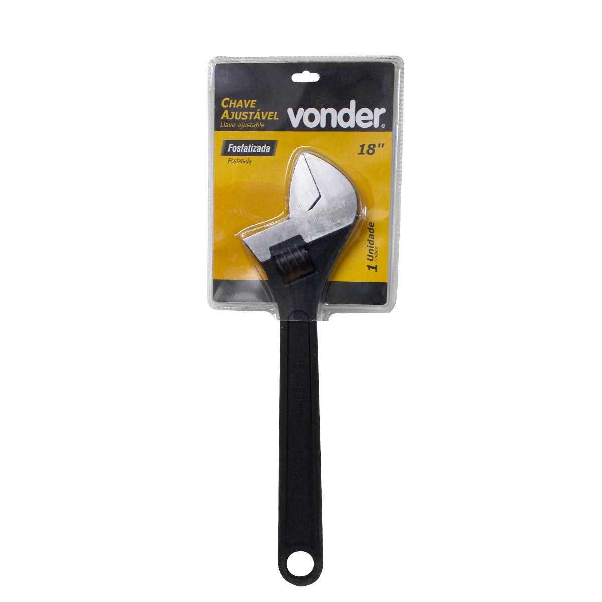 CHAVE AJUSTÁVEL 18" FOSFATIZADA VONDER