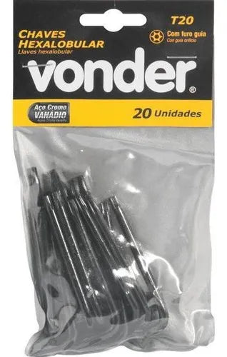 CHAVE HEXALOBULAR T20 CRV VONDER